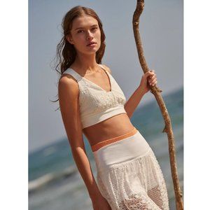 FP Movement In a Breeze Sports Bra, White, XS